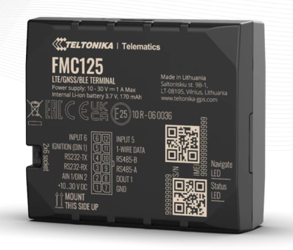 TELTONIKA FLEET TELEMATICS FMC125 – 4G LTE