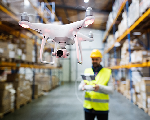 Auto Pilot Physical Inventory by Drone